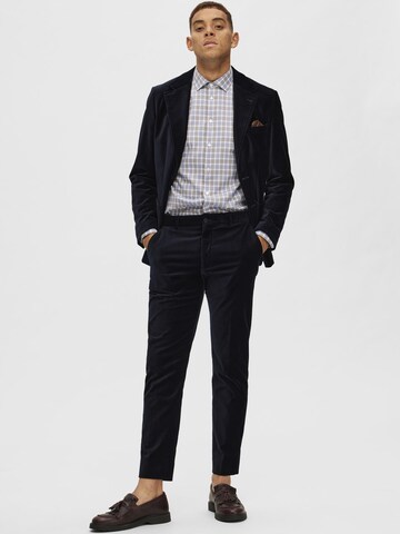 Coupe slim Pantalon SELECTED HOMME en bleu