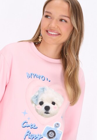 MYMO - Sweatshirt 'Pop' em rosa