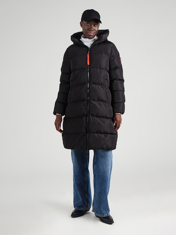 Cappotto di mezza stagione di No. 1 Como in nero: frontale