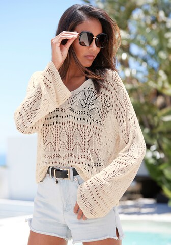 Pullover di s.Oliver in beige: frontale