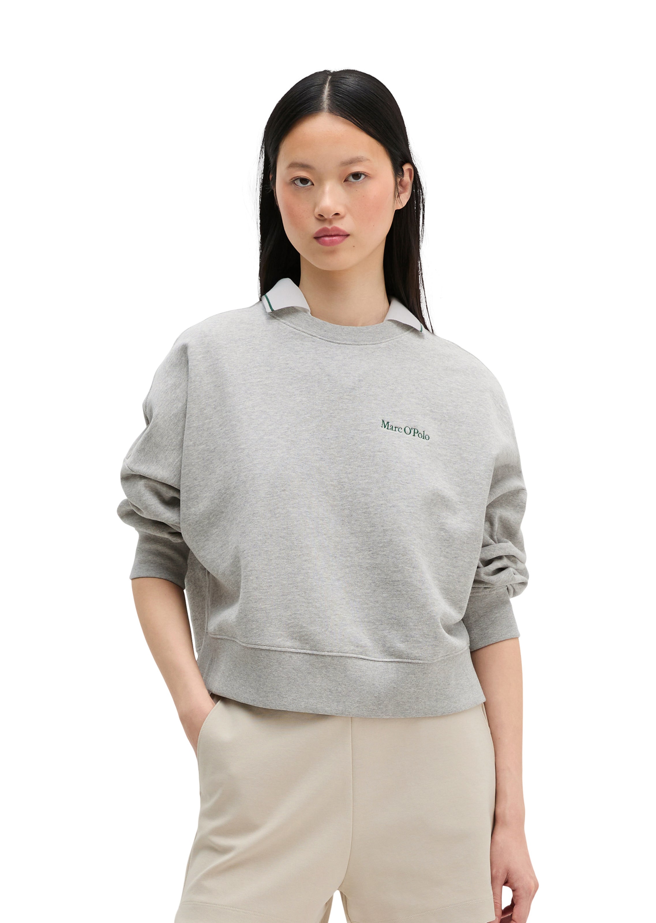 Marc O'Polo Sweatshirt in Grau: Vorderseite