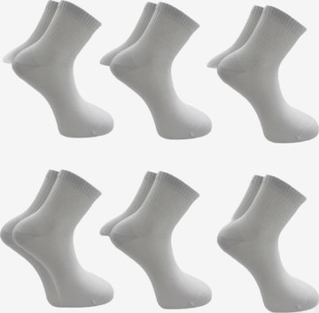 El Sueno Socks 'Quarter Sportsocken' in White: front