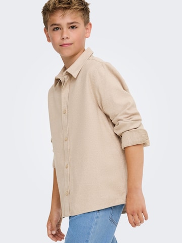 Only & Sons Junior - Ajuste regular Camisa en beige