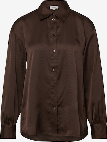 Chemisier s.Oliver en marron : devant