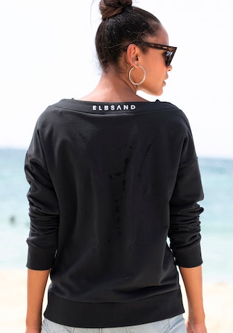 Sweat-shirt Elbsand en noir