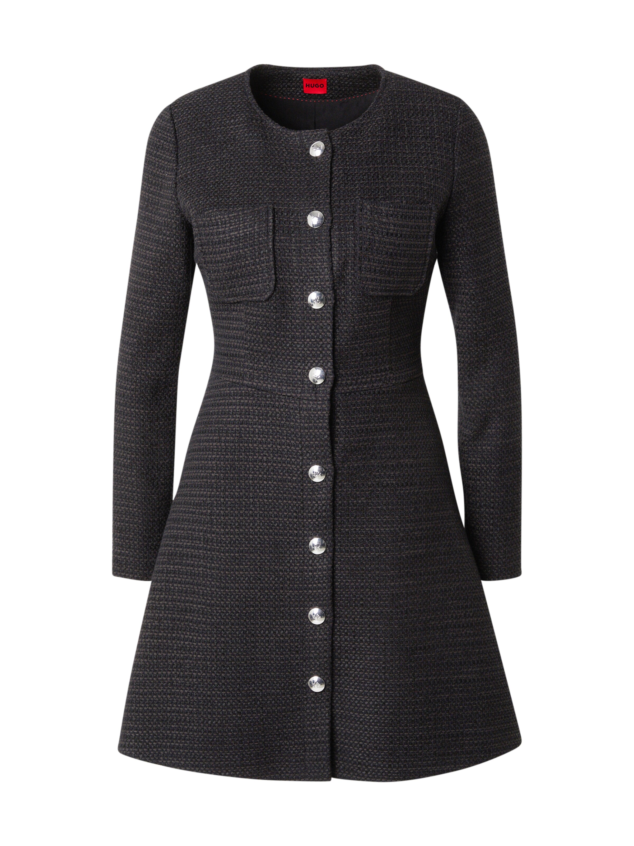 HUGO Μπλουζοφόρεμα 'Karema-1' σε μαύρο: μπροστά