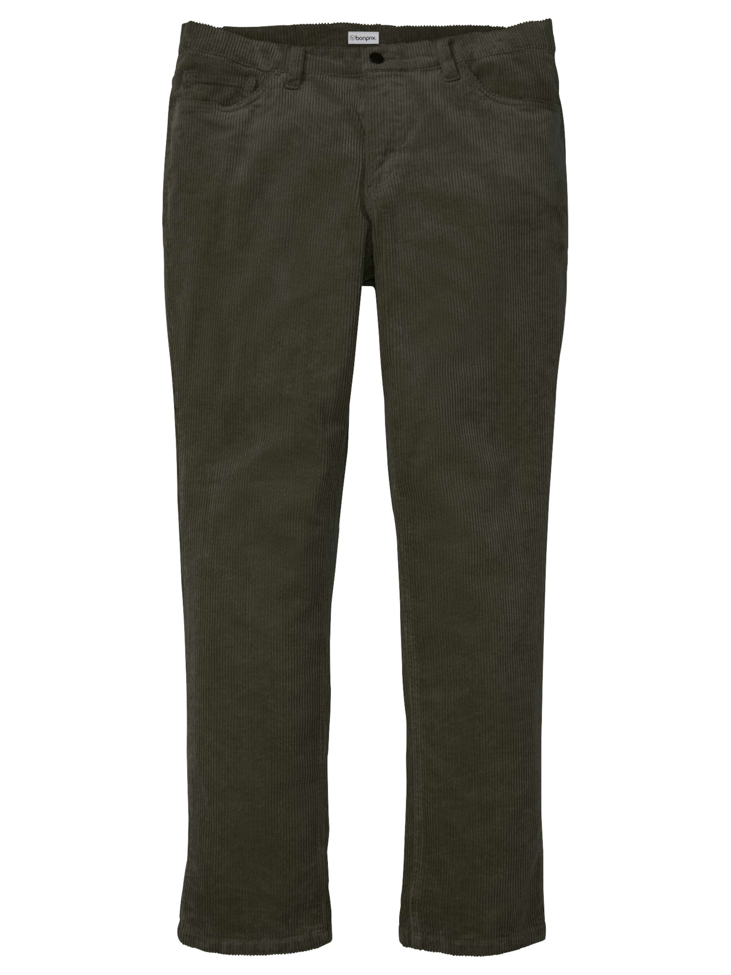 Regular Pantalon bonprix en vert : devant
