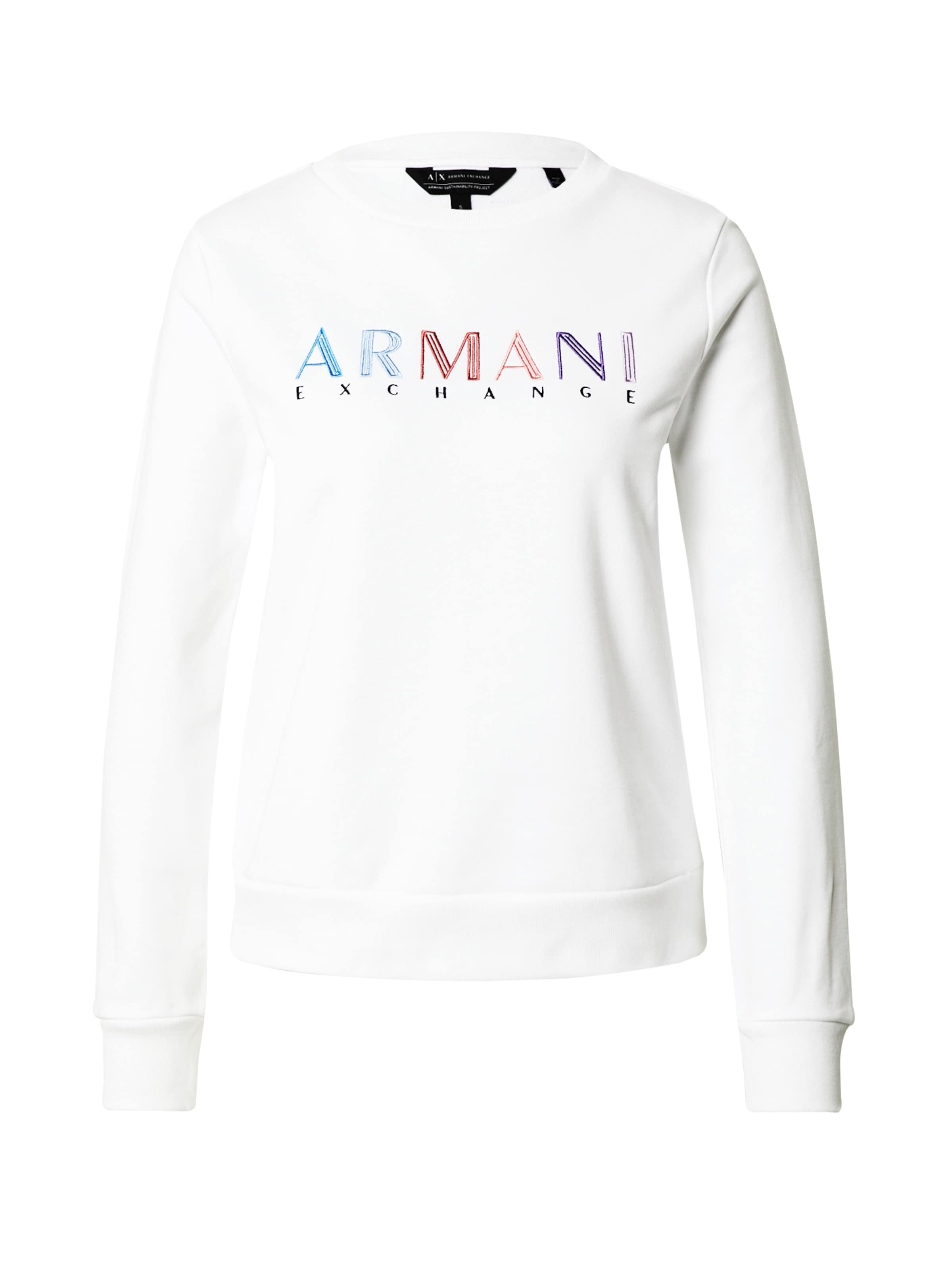 Frauen Sweat ARMANI EXCHANGE Sweatshirt in Weiß - VG72796