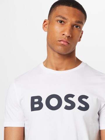 BOSS T-Shirt  'Thinking' in Weiß