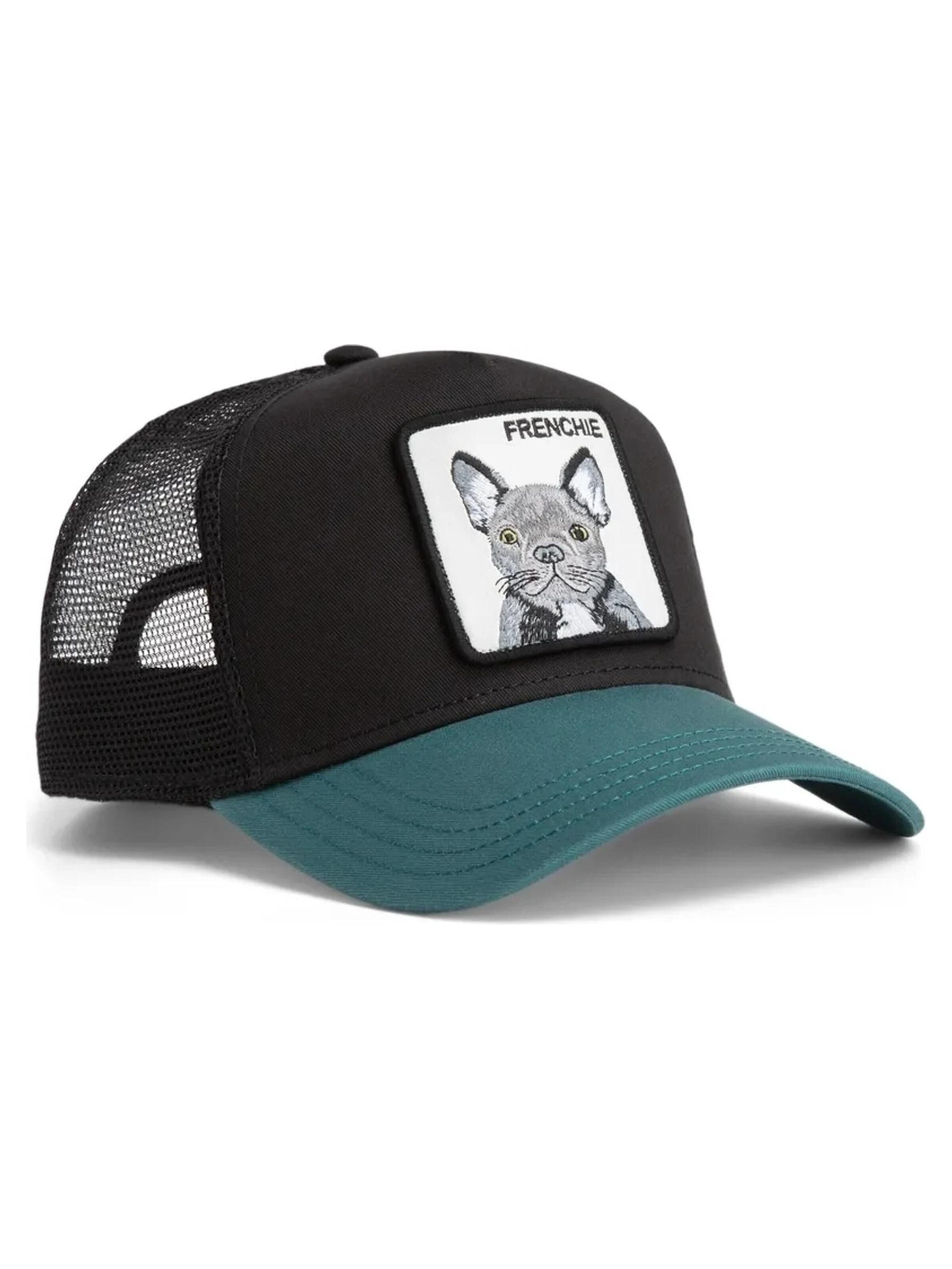 GOORIN Bros. Pet 'Gorra goorin negra/verde sea frenchie voi20 trucker cap' in Zwart