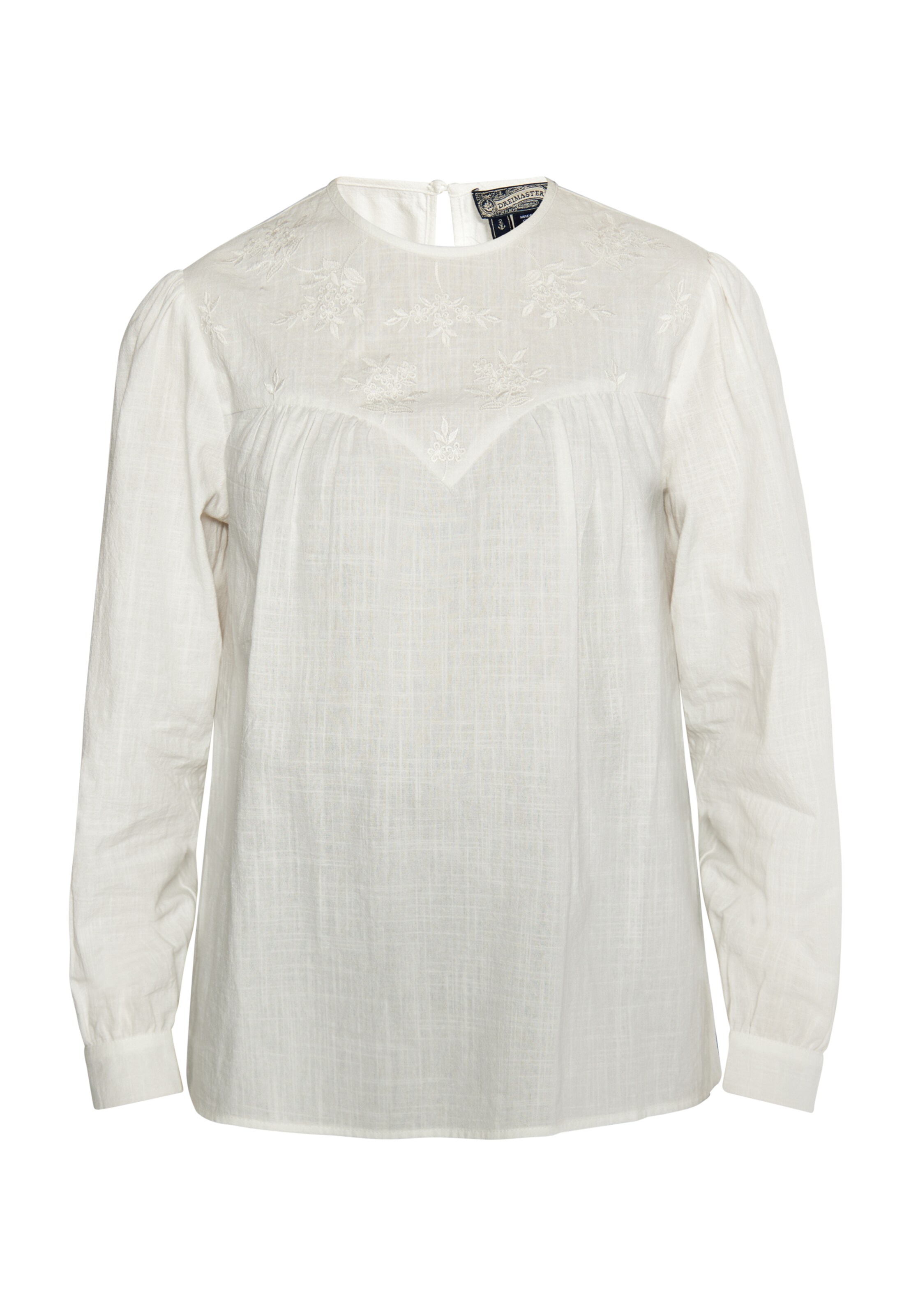 DreiMaster Vintage Блузка 'Incus' в Белый: спереди