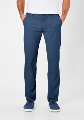 REDPOINT Regular Chino Pants in Blue: front