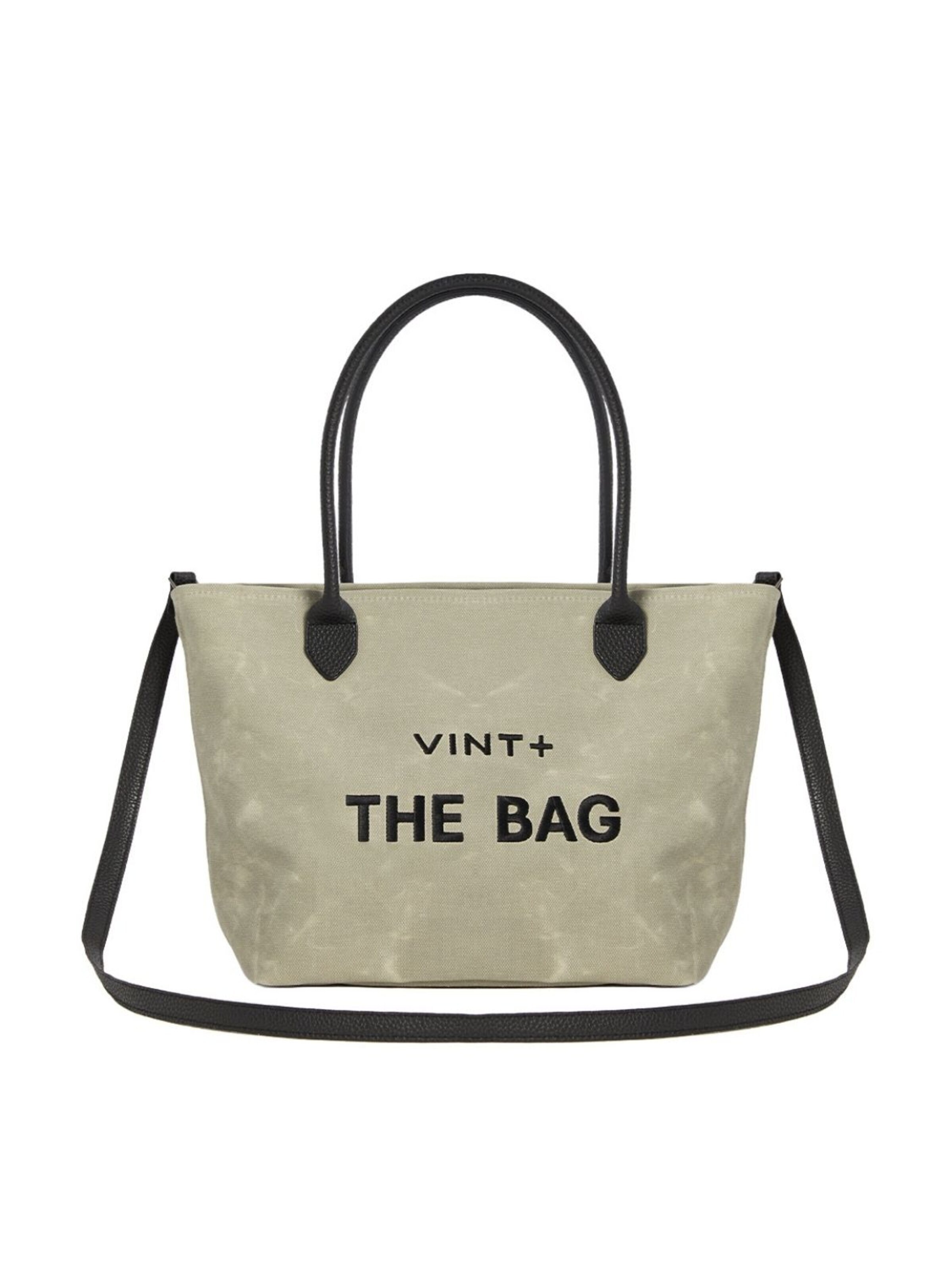 VINT+ Handbag 'Fine Bag Big' in Grey