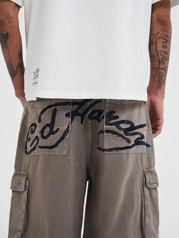 Ed Hardy Loosefit Jeans i beige