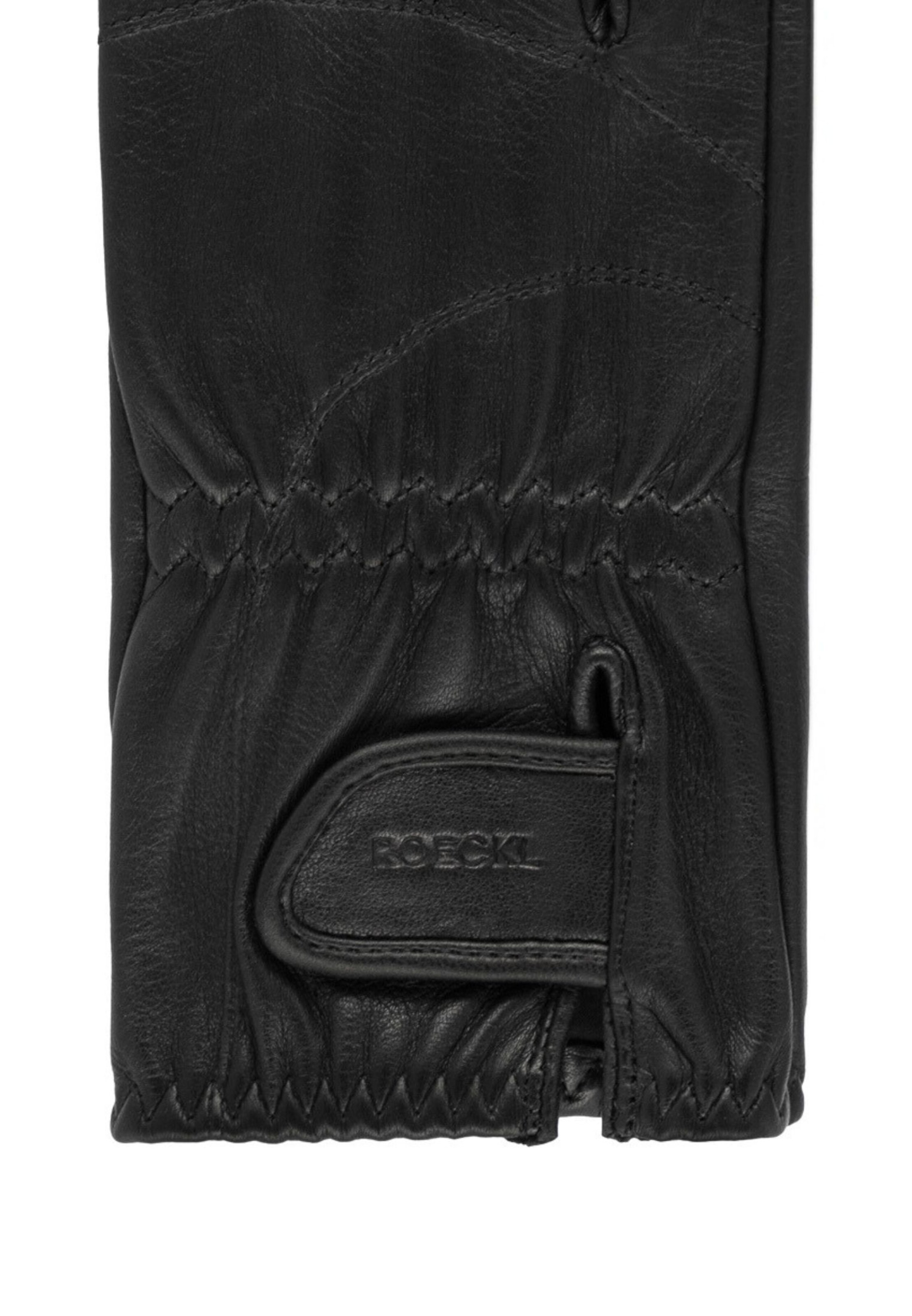 Roeckl Full Finger Gloves 'MEMPHIS TOUCH' in Black