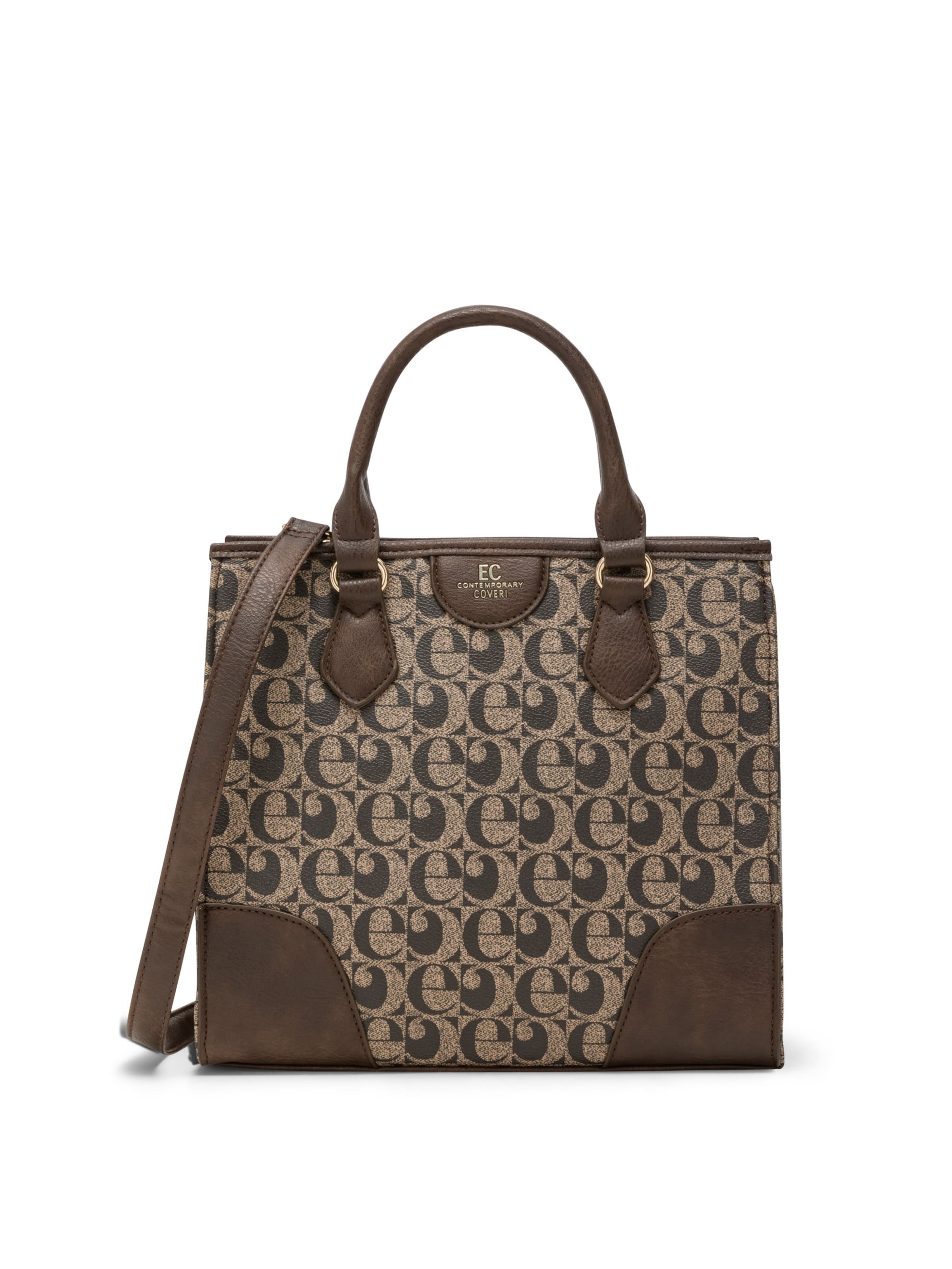 Enrico Coveri Handtas 'Marigny 2' in Bruin: voorkant