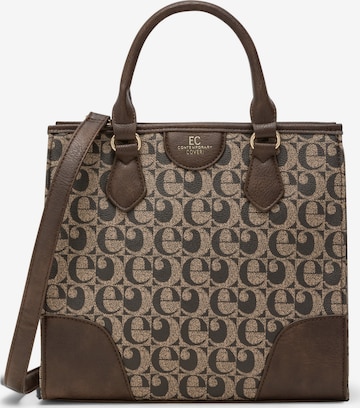 Enrico Coveri - Bolso de mano 'Marigny 2' en marrón: frente