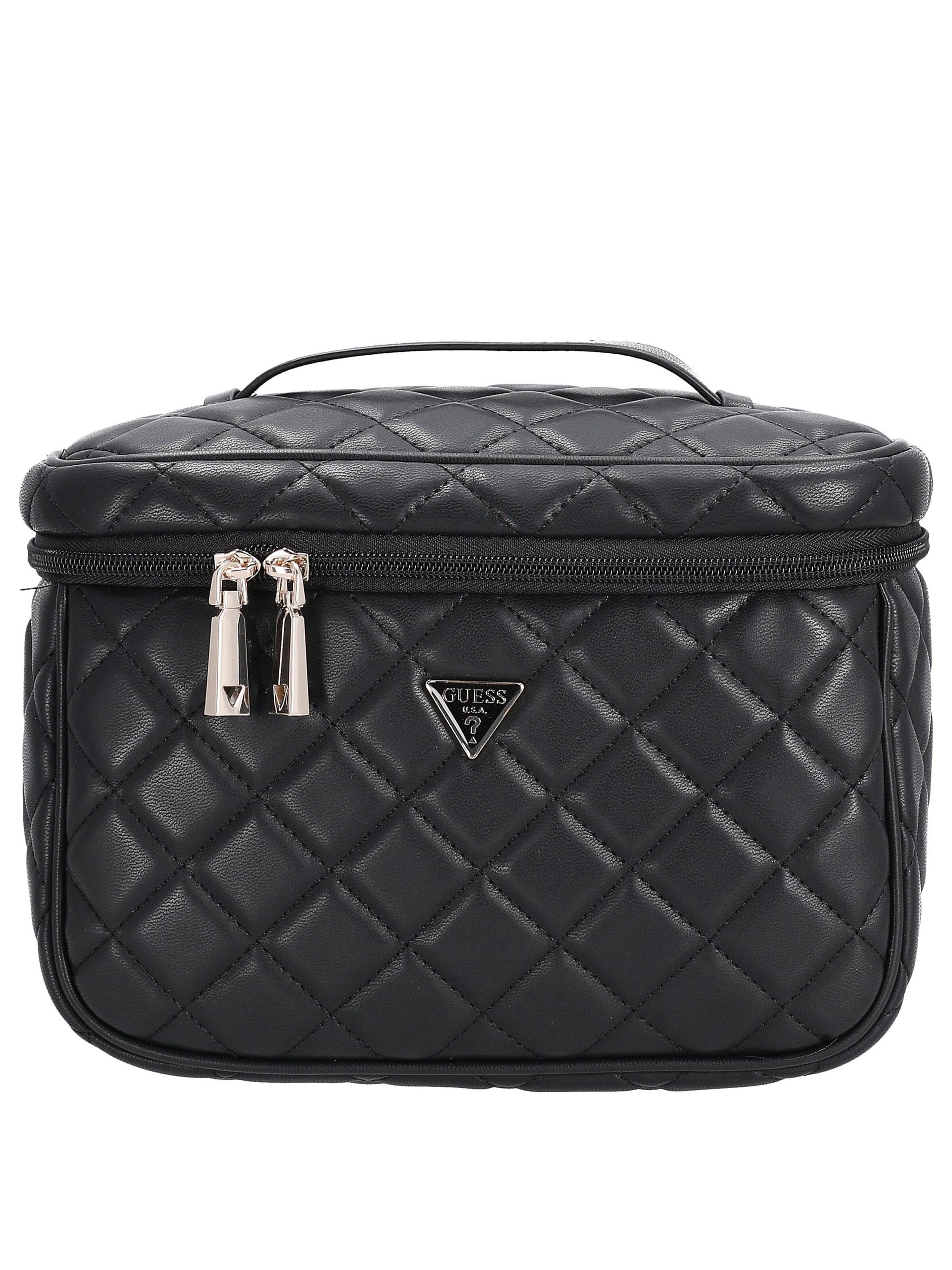 GUESS Originals Toiletry Bag 'Juliet' in Black: front
