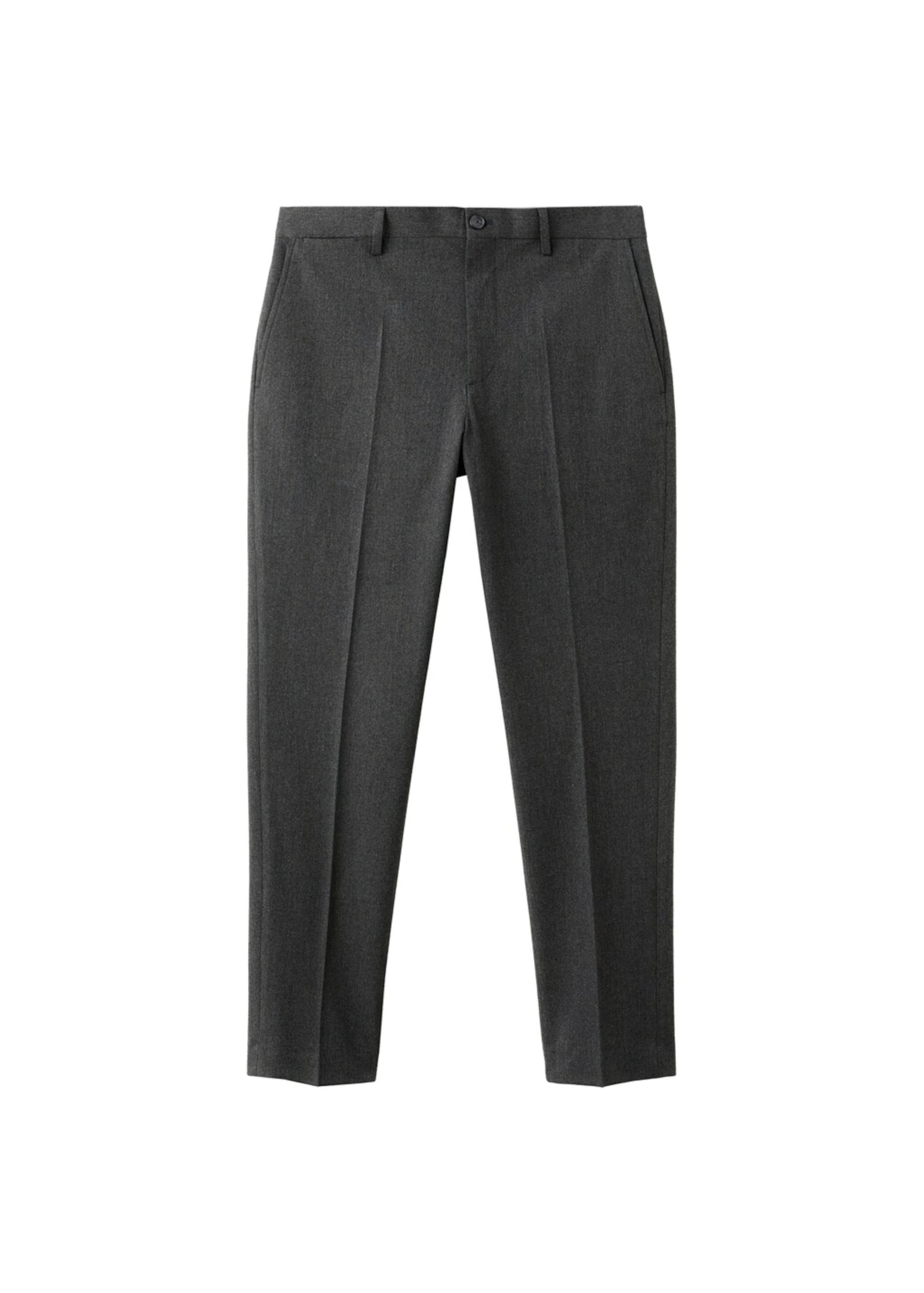 MANGO MAN Slimfit Hose 'Stanford' in Grau: Vorderseite