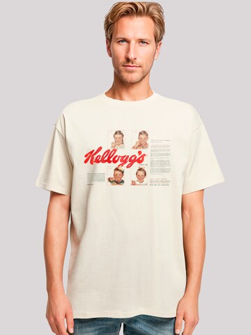 T-Shirt 'Kellogg's' F4NT4STIC en beige : devant