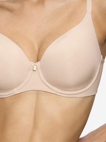 TRIUMPH T-shirt Bra 'Body Make-Up Essentials' in Beige