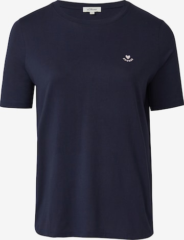 T-shirt s.Oliver en bleu : devant
