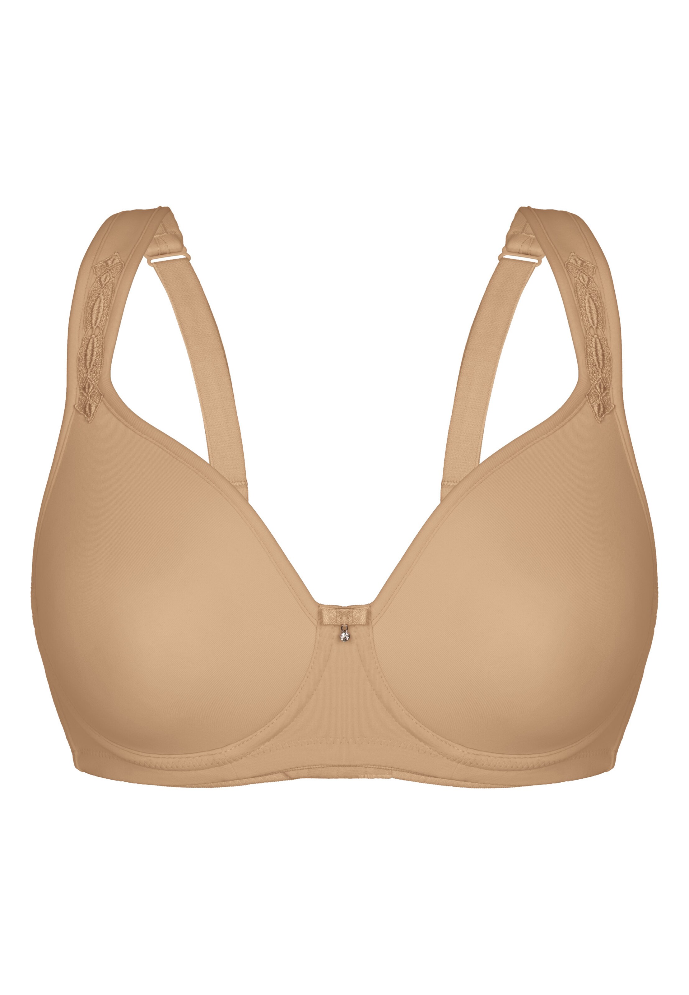 Invisible Soutien-gorge 'BEAUTIFUL EMBROIDERY' sassa en marron : devant