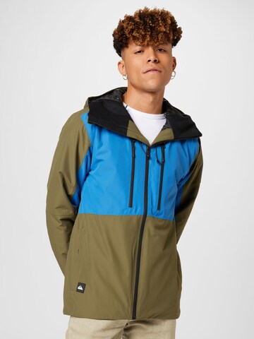 QUIKSILVER Outdoor jacket 'MULDROW' in Green: front