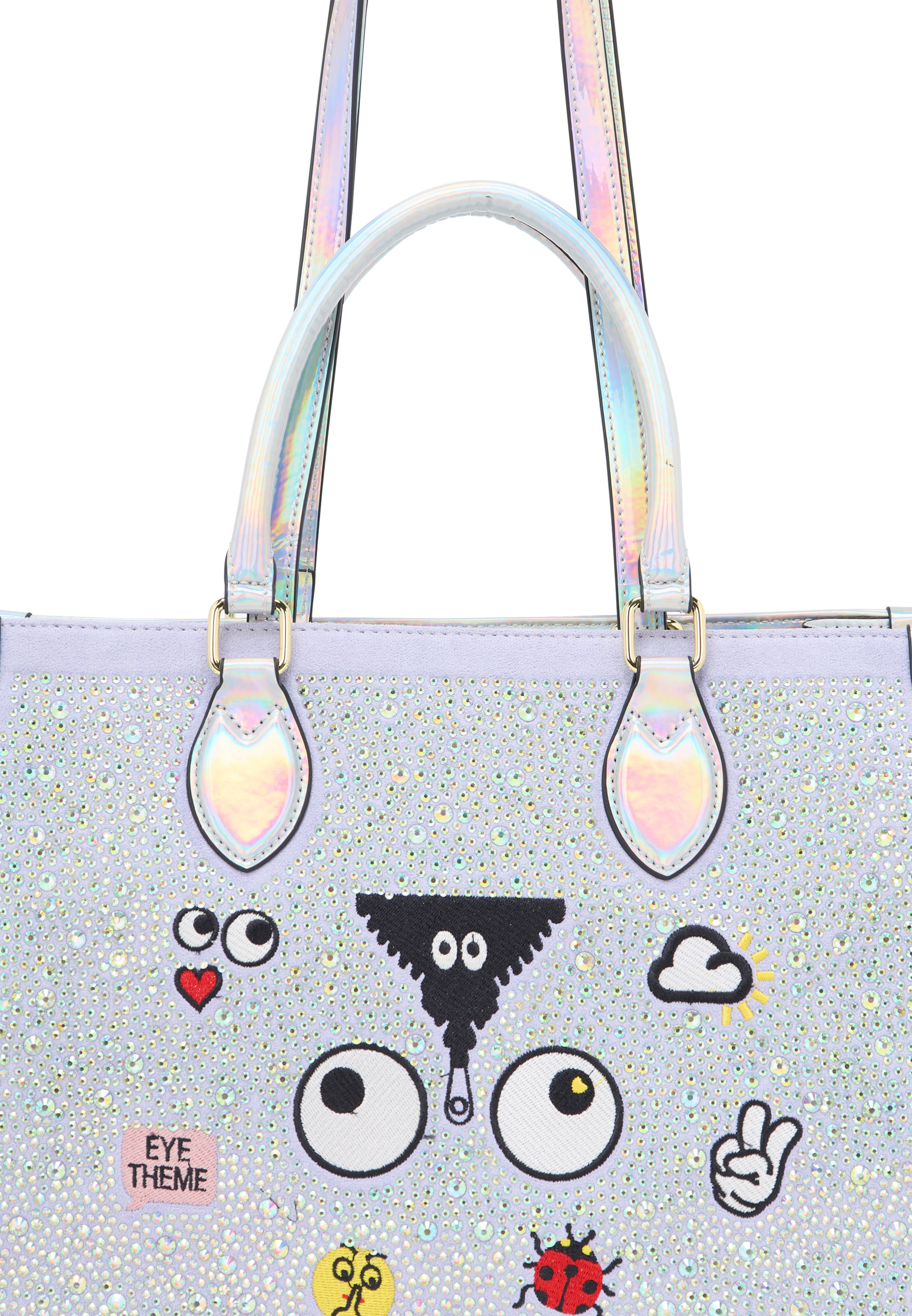 MYMO - Bolso de mano 'Eyetheme' en plata