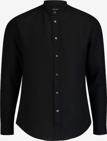 DRYKORN Slim fit Button Up Shirt 'Tarok' in Black: front