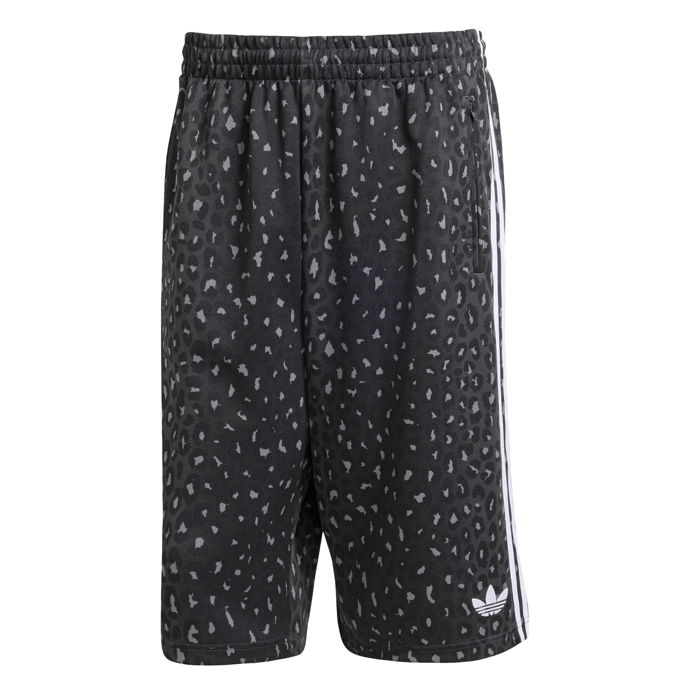 Largi Pantaloni 'Leo Oversized' de la ADIDAS ORIGINALS pe negru: față