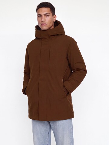 JACK & JONES Overgangsparka i brun: forside