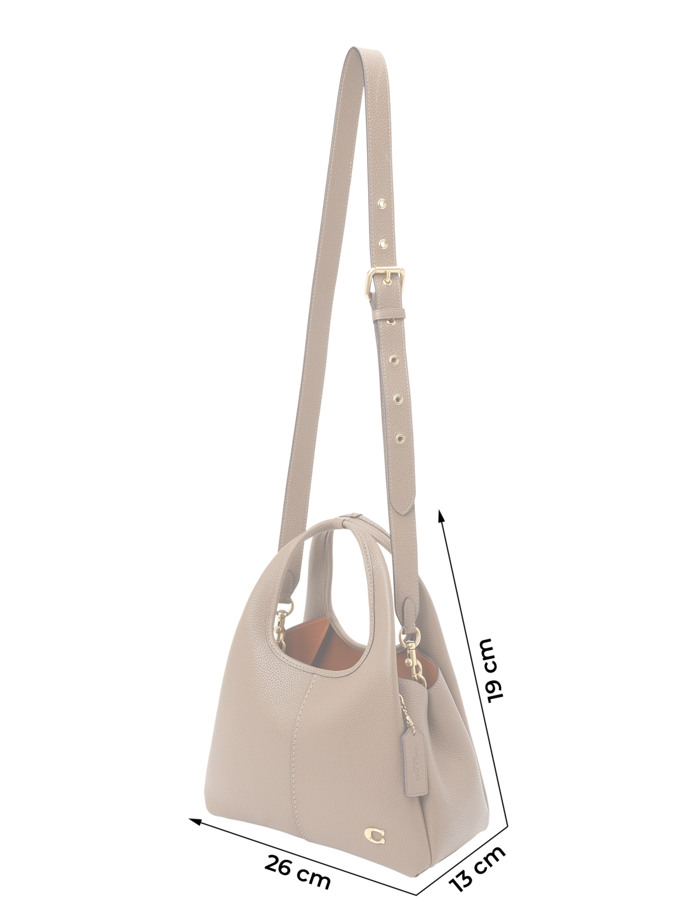 COACH Handtasche 'LANA SHOULDER BAG 23' in Braun