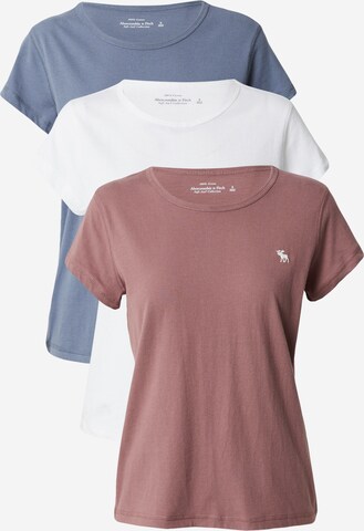 T-shirt Abercrombie & Fitch en bleu : devant