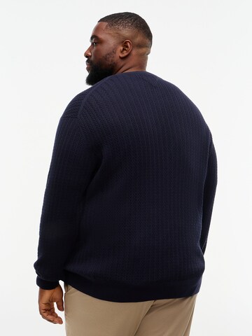 TOMMY HILFIGER Pullover in Blau