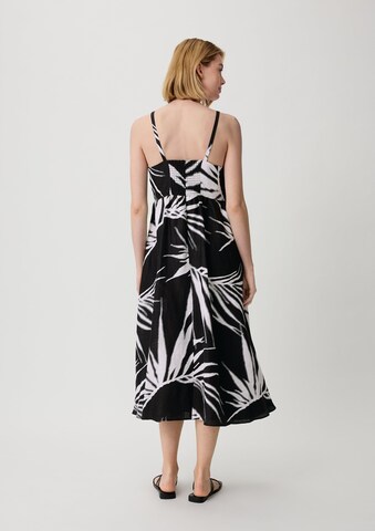 COMMA Kleid in Schwarz: Rückseite