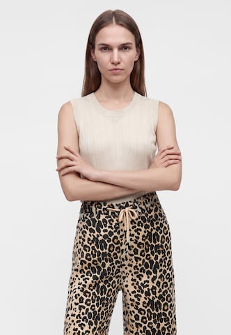 Munthe Wide leg Τζιν 'OBEY' σε καφέ