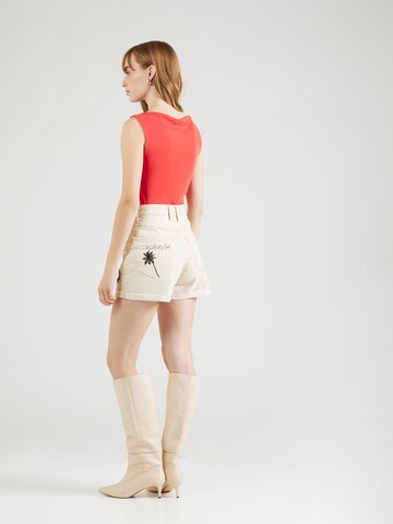 Regular Jean 'PCAMER' PIECES en beige