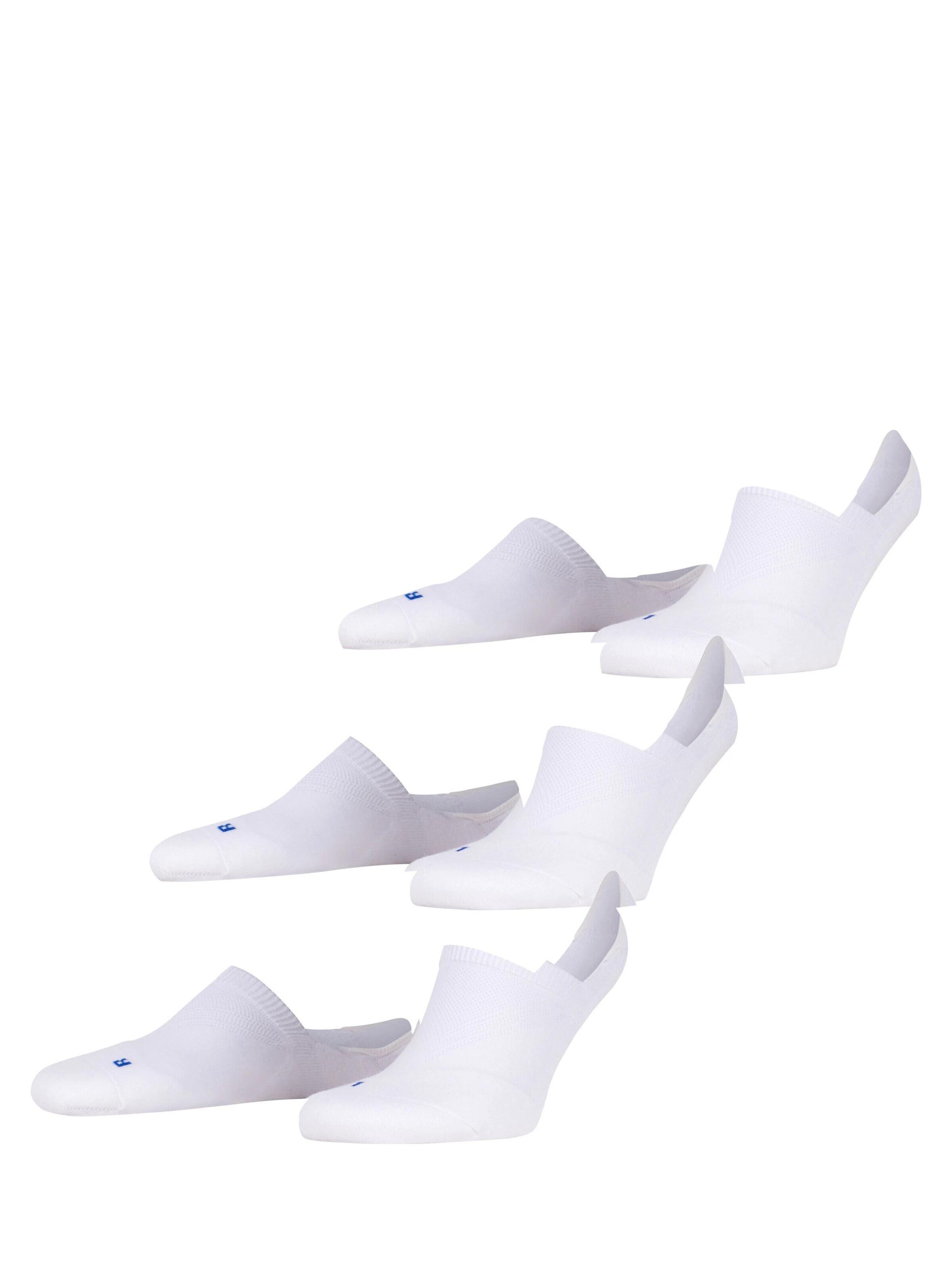 FALKE Füßlinge 'Cool Kick 3-Pack'‌‌ in Weiß: Vorderseite
