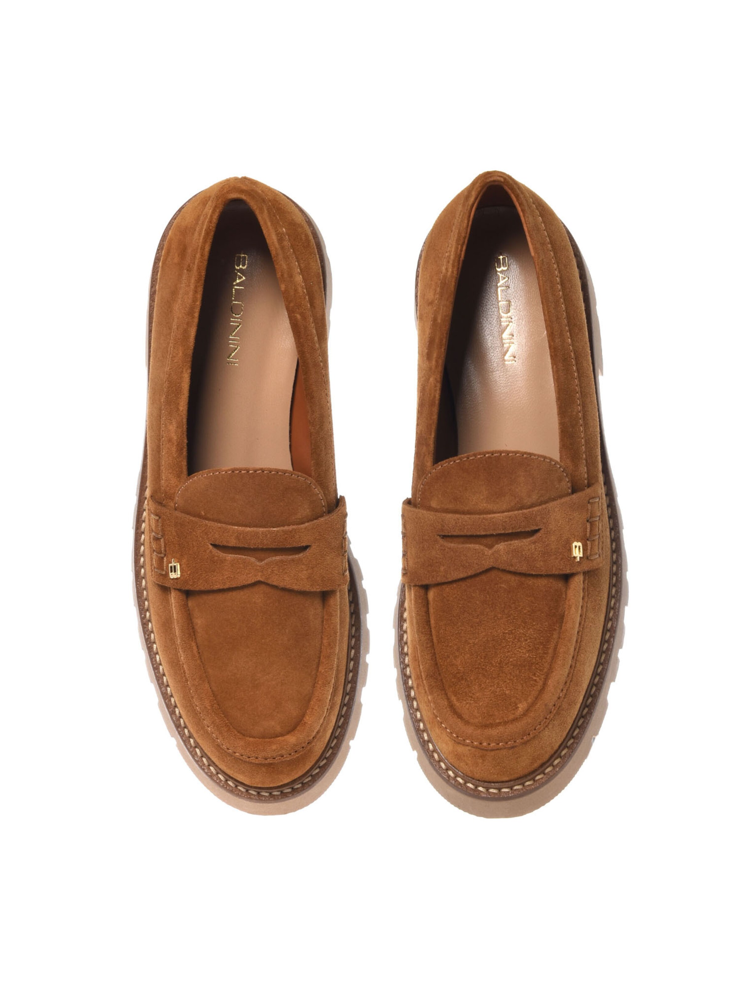 BALDININI Mocassins in Bruin