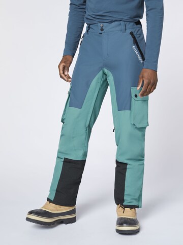 CHIEMSEE Regular Skihose ' mit Cargotaschen ' in Blau: Vorderseite