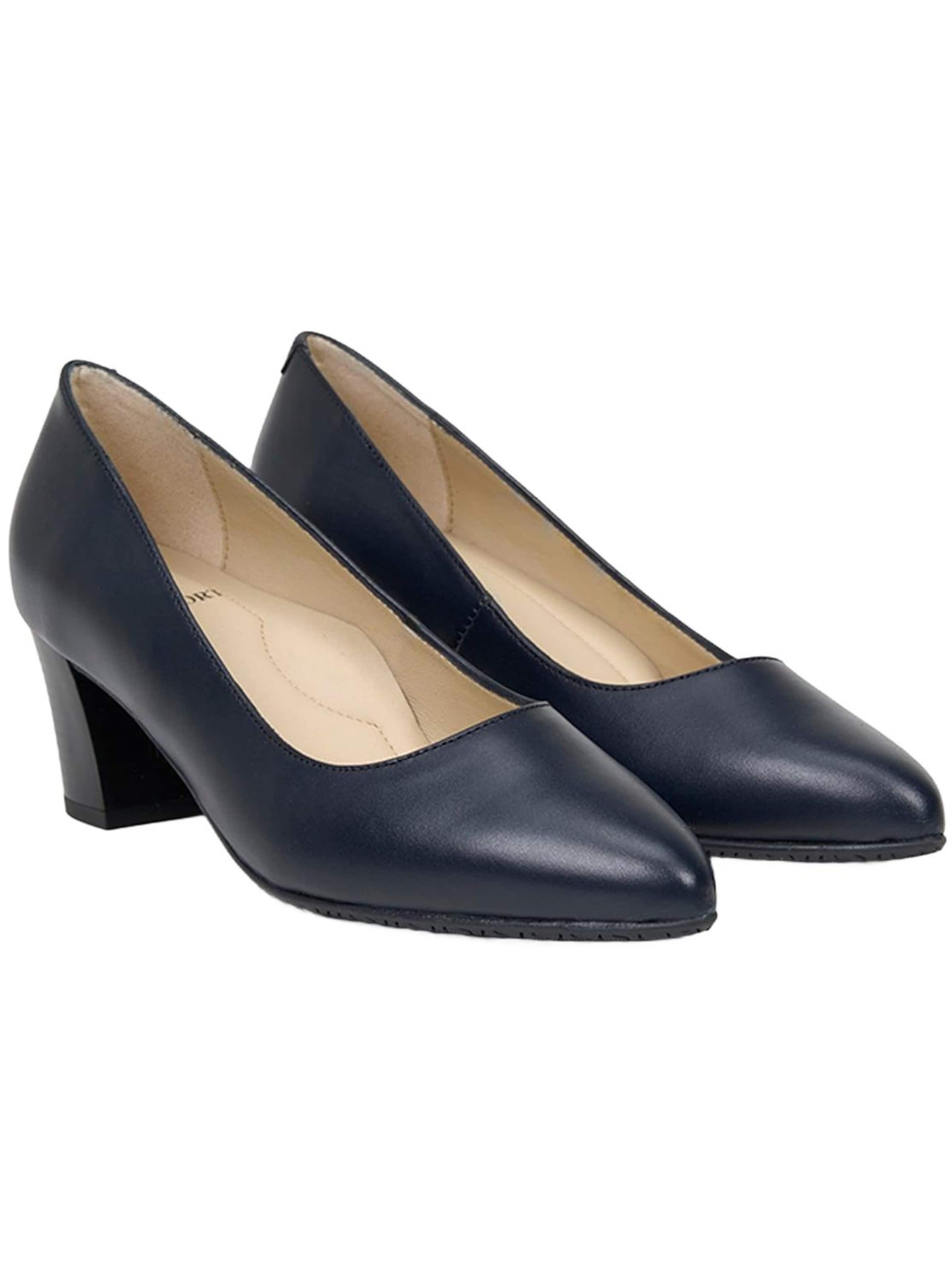 Desa Slingpumps 'Pumps mit Blockabsatz' in Blauw: voorkant