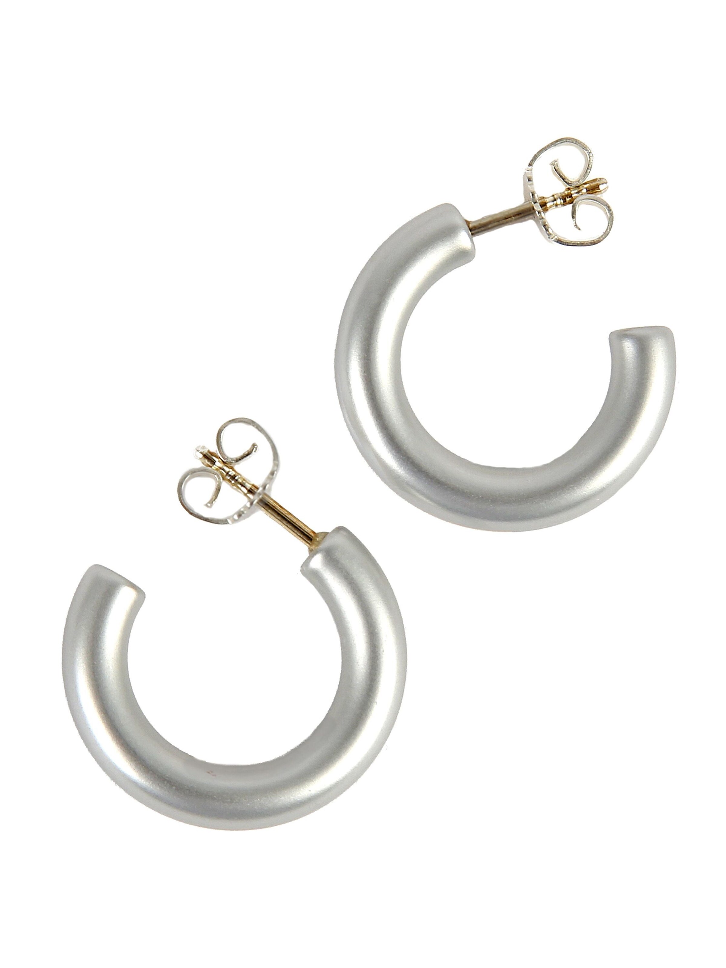 DeMarie Ohrringe in Silber: Vorderseite