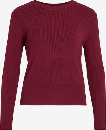 VILA Sweater 'Comfy' in Red: front