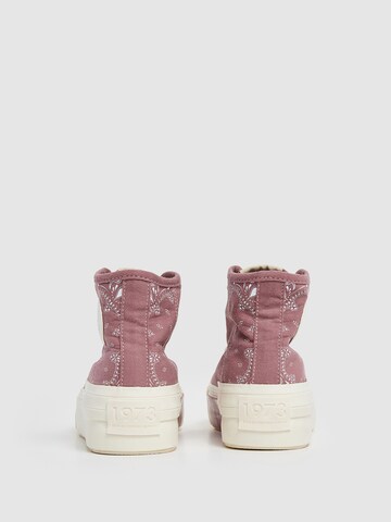 Pepe Jeans High-Top Sneakers in Purple