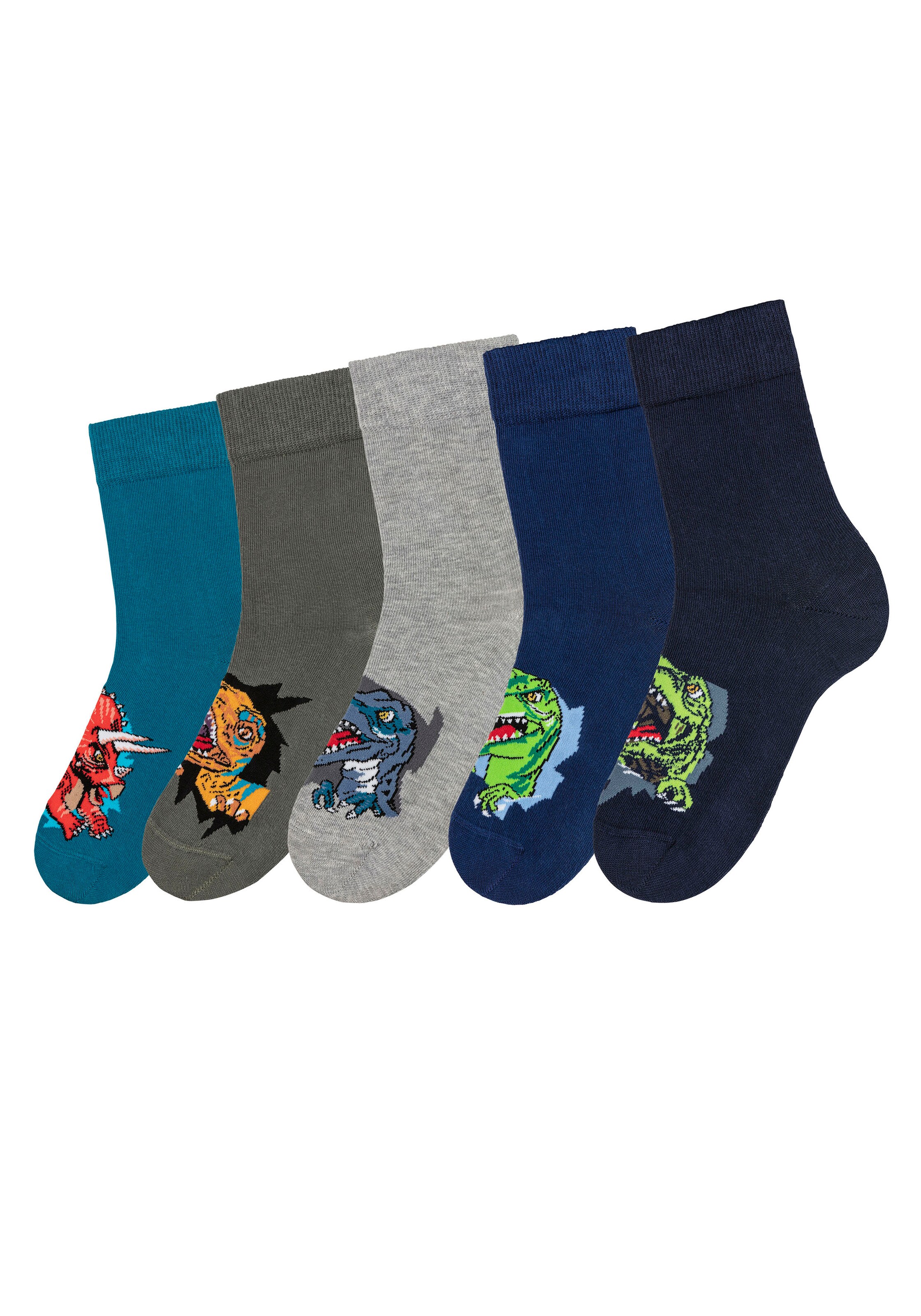 H.I.S Socks in Blue: front