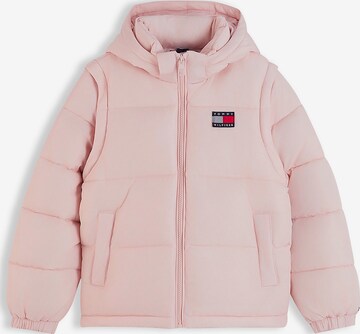 TOMMY HILFIGER Winter jacket 'Heritage' in Pink: front