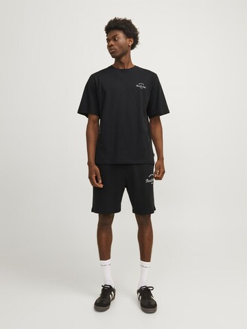 JACK & JONES T-Shirt 'Ocean Club' in Schwarz