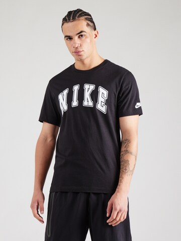 Nike Sportswear Shirt 'CLUB' in Black: front
