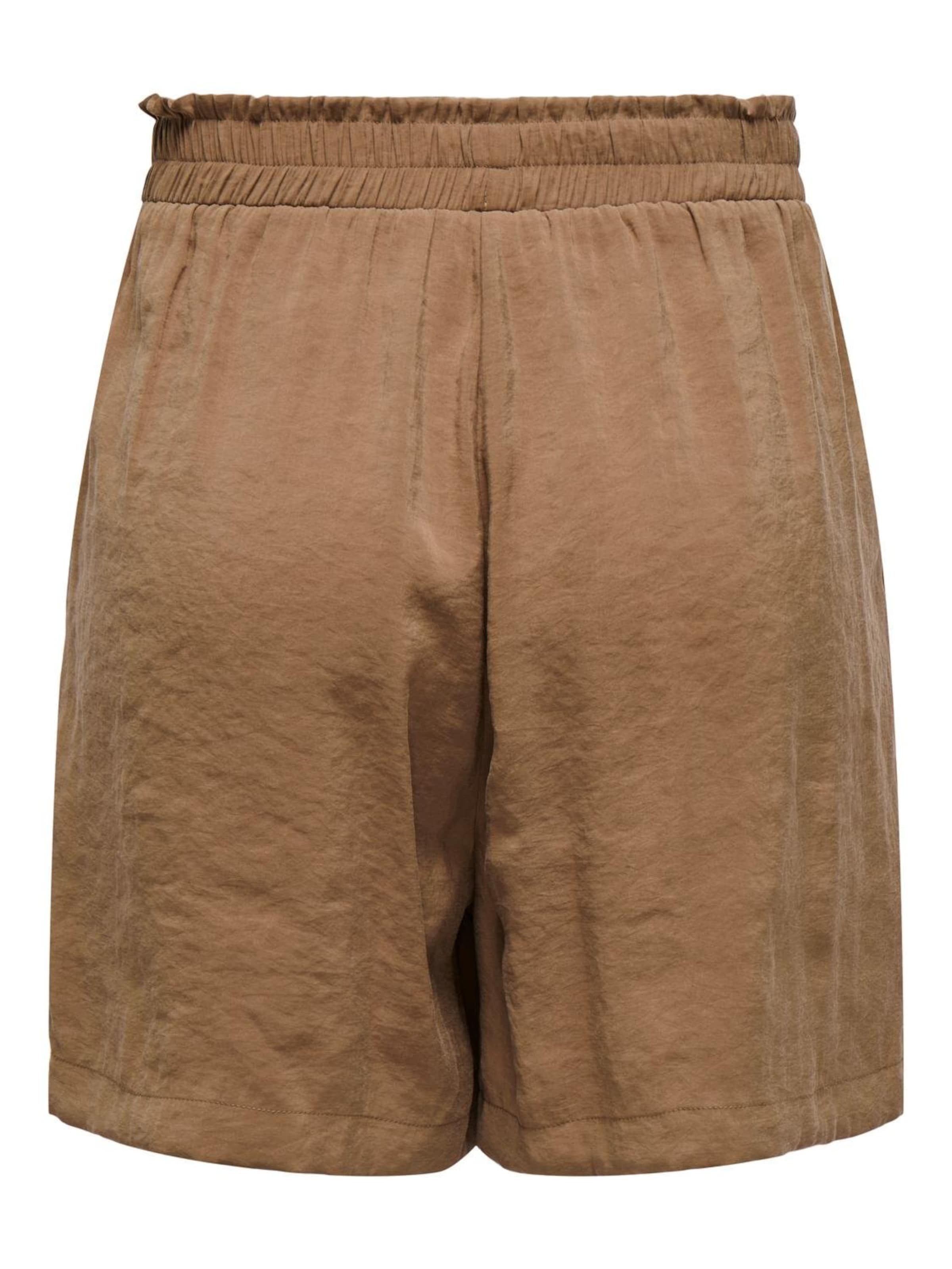 ONLY Voľný strih Nohavice 'IRIS' - Hnedá